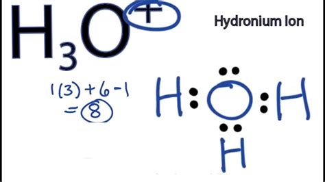 H3o lewis dot structure - Craig Beals shows how to draw the Lewis Structure for the Hydronium Ion.This is a clip from the complete video: Covalent Bonding 2.3 - Lewis Structures with ...